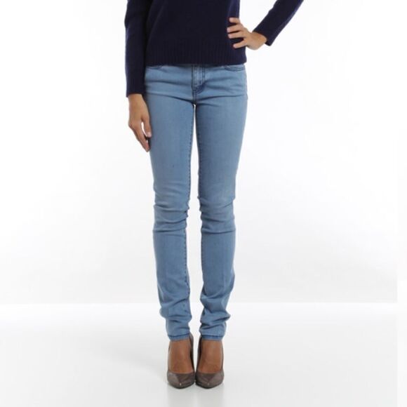 Tory Burch Mid Rise Stretch Legging Jeans Jeggings Skinny - Picture 1 of 13